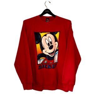 VTG Disney Mickey Unlimited Jerry Leigh RedSweater